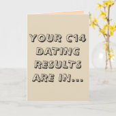 Carte Drôle marron clair c14 datant joyeux anniversaire (Fleur jaune)