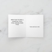 Carte Drôle médecin chirurgien (Intérieur)