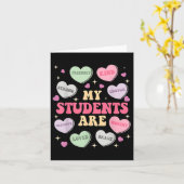 Carte Drôle Mes étudiants sont assez amicaux Cœur de bon (Fleur jaune)