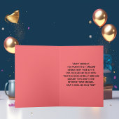 Carte Drôle mignon Chien Simple Anniversaire Salut