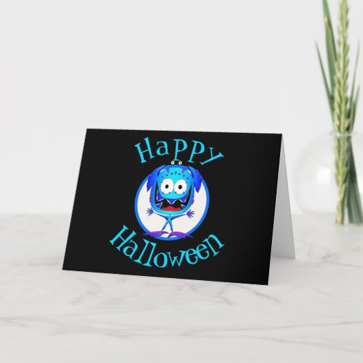 Carte Drôle, Monstre, Halloween (Devant)