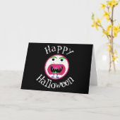 Carte Drôle, Monstre, Halloween (Fleur jaune)