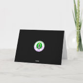 Carte Drôle, Monstre, Halloween (Dos)