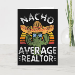 Carte Drôle Nacho Realtor Moyen Cinco De Mayo Mexicain 