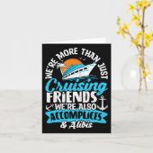 Carte Drôle Nous sommes plus que de simples amis de croi (Fleur jaune)