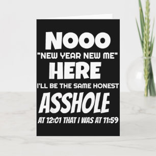 Carte Drôle Nouvel An Nouveau Moi Ici Je Serai Le Même T
