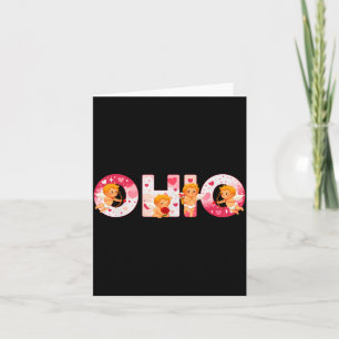 Carte Drôle Ohio Cud Midwestern Party O-h-i-o En Valenti