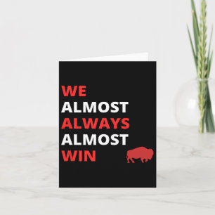 Carte Drôle, on presque toujours presque gagné au footba