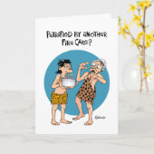 Carte Drôle "Over the Hill" (Fleur jaune)