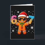 Carte Drôle Pain d'épice Six Sept 67 Crème Glacée Dégoul<br><div class="desc">Drôle Pain d'épice Six Sept 67 Crème Glacée Dégoulinant Noël Garçons</div>