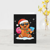 Carte Drôle Pain d'épice Six Sept 67 Crème Glacée Drip N (Fleur jaune)