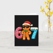 Carte Drôle Pain d'épice Six Sept 67 Crème Glacée Drip N (Fleur jaune)