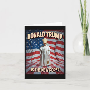 Carte Drôle Pape Et Président Donald Trump