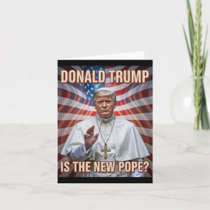 Carte Drôle Pape Et Président Donald Trump