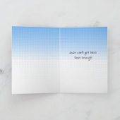 Carte Drôle "Pas contente" à propos de Main dessinée Rét (Intérieur)