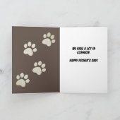 Carte Drôle Père Chat Purfect D'Un Chat Sur Fête des pèr (Intérieur)