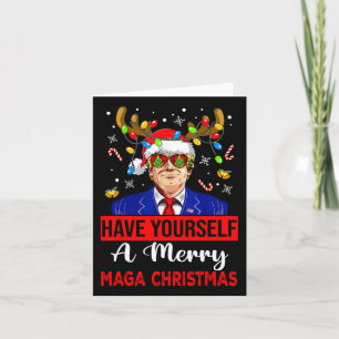 Carte Drôle Père Noël Trump S'Est Joyeux Noël