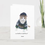 Carte Drôle personnalisable Retour à l'école (Dos)