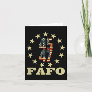 Carte Drôle Photo Fafo Trump
