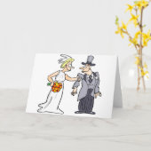 Carte Drôle photo Mariage (Fleur jaune)