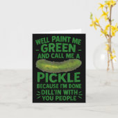 Carte Drôle Pickle Dit Southern S Citation Humour (Fleur jaune)