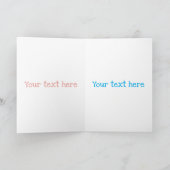 Carte Drôle pieuvre embrasse plongeur dessin animé humou (Intérieur)