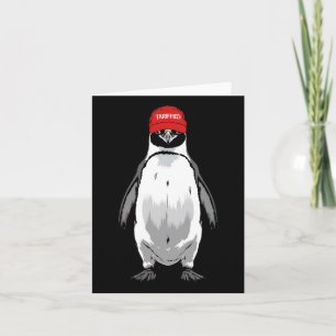 Carte Drôle Pingouin Tarriéré Anti Trump Tarrif