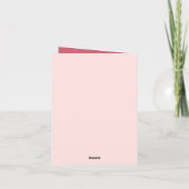 Carte Drôle Pink hurle à maman Typographie Fête des Mère (Dos)