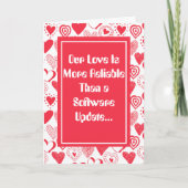 Carte Drôle-Plus fiable que le logiciel Saint-Valentin (Devant)