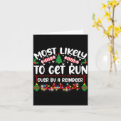 Carte Drôle Plus Susceptible De Se Faire Renverser Par U (Fleur jaune)