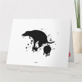 Carte Drôle Pooping Anniversaire Chien (Dos)