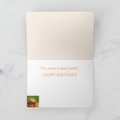 Carte Drôle poulet cinquante et fabuleux anniversaire (Intérieur)