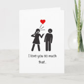 Carte drôle pour couples - Gagnez un argument une (Devant)
