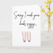 Carte drôle pour la fête des mères Carte grossière (Fleur jaune)