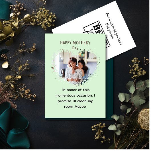 Carte drôle pour la fête des mères de la part de l