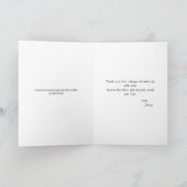 Carte drôle pour la fête des pères ou un anniversa (Intérieur)