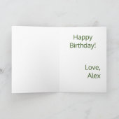 Carte Drôle pour lui Saint Patrick's Day Anniversaire (Intérieur)