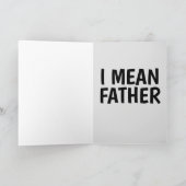 CARTE DRÔLE POUR TOUTE OCCASION POUR PAPA QUI PETE (Intérieur)