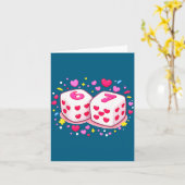 Carte Drôle Préparé 67 Saint-Valentin Six Sept Dés 6 7 F (Fleur jaune)