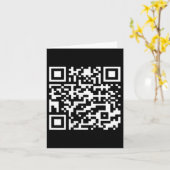 Carte Drôle président Qr Trump Code de danse _1 (Fleur jaune)