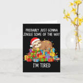 Carte Drôle Probablement juste aller Tintinnabuler un pe (Fleur jaune)