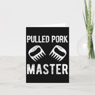 Carte Drôle pulvérisé Porc Master Bear Claws