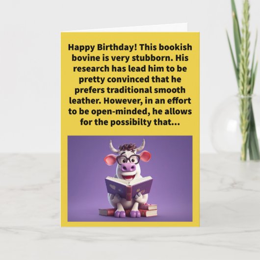 Carte Drôle Pun Pourrait Être Suede Joyeux Anniversaire (Devant)