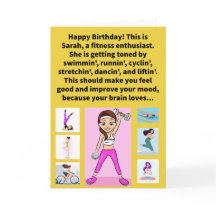 Drôle Pun Sarah Tonin' Joyeux anniversaire