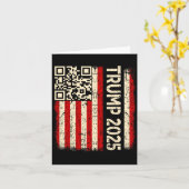 Carte Drôle Qr Donald Trump Dancing 4745 Code Vidéo (Fleur jaune)