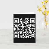 Carte Drôle Qr Ne Sois Pas Une Petite Garce Code Citatio (Fleur jaune)