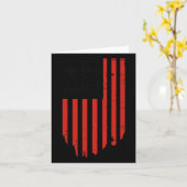 Carte Drôle Qr Trump Danser Code Danse Rouge Et Blanc (Fleur jaune)