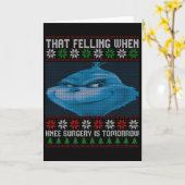 Carte Drôle que ce sentiment quand la chirurgie du genou (Fleur jaune)
