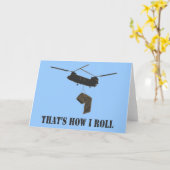 Carte Drôle qui est comment je roule (Fleur jaune)