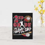 Carte Drôle Retour À L'École 2E Classe De Baseball Jeu S (Fleur jaune)
